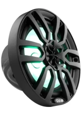 DS18 375 Watts Black Hydro 8" 2-Way Marine Speakers with Integrated RGB LED Lights                                     - NXL-8/BK - Image 2