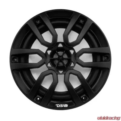 DS18 375 Watts Black Hydro 8" 2-Way Marine Speakers with Integrated RGB LED Lights - NXL-8/BK
