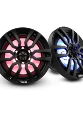 DS18 375 Watts Black Hydro 8" 2-Way Marine Speakers with Integrated RGB LED Lights                                     - NXL-8/BK - Image 4
