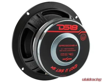 DS18 6.5" Mid-Bass Loudspeaker 150 Watts Rms 8-Ohm - 6PRO300MB-8