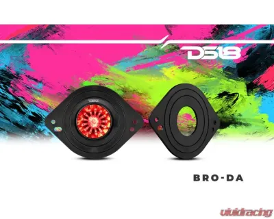 DS18 Dashboard Speaker Adapter for 1.7", 2.9", and 3.6" Tweeters or Midrange Speakers Ford Bronco 6th Gen - BRO-DA