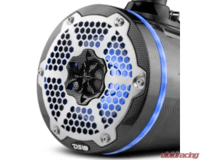 DS18 Hydro 6.5" Neodymium Marine Towers Speaker with Built-in Passive Radiator - CF-X6TPNEO