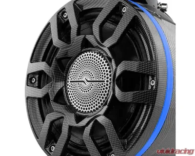 DS18 Black Carbon Fiber NXL 8" Marine and Powersports Compact PRO Towers - CF-X8PRO