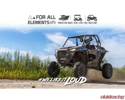 DS18 Black Carbon Fiber NXL 8" Marine and Powersports Compact PRO Towers - CF-X8PRO