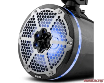 DS18 Hydro 8" 425 Watts Marine Towers Speaker with Integrated RGB LED Lights - CF-X8TP