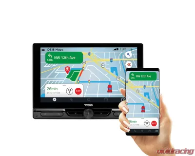 DS18 10.5 Inch Rotable Swivel Modular Touchscreen 4x64GB Mechless Single-Din Headunit - DDX10.5ADX