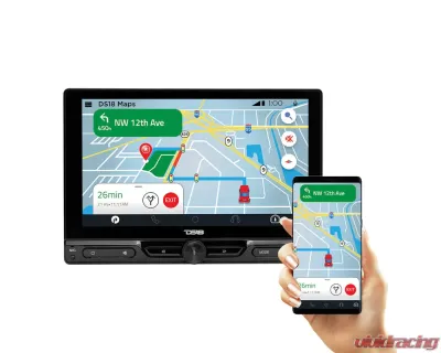 DS18 10.5 Inch Swivel Modular Touchscreen Mechless Double-Din Headunit - DDX10.5CP
