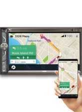 DS18 6.9" Touchscreen Mechless Double-Din Headunit with Bluetooth USB and Mirror Link                                     - DDX6.9ML - Image 2