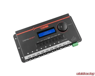 DS18 2-Channel In | 8-Channel Out Digital Sound Processor with Bluetooth | LCD Screen - DSP2.8DBT