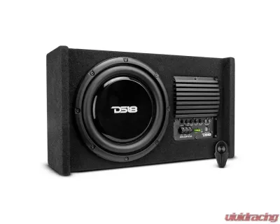 DS18 10" 500 Watts Amplified Shallow Down-Firing Subwoofer Enclosure - EN-DF10A