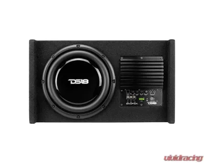 DS18 10" 500 Watts Amplified Shallow Down-Firing Subwoofer Enclosure - EN-DF10A