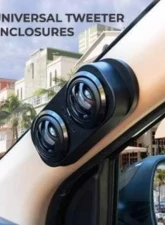 DS18 2 X Tweeters High Density ABS Universal A Pillar Pod                                     - EN2T - Image 2