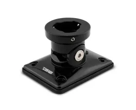 DS18 Black Single Swivel Flat Mount Bracket