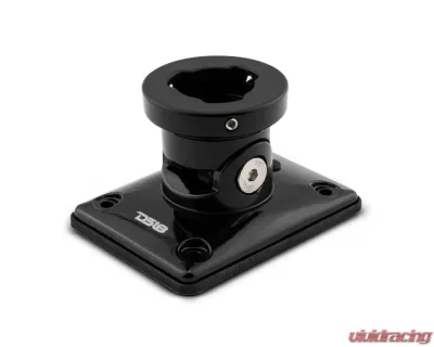 DS18 Black Single Swivel Flat Mount Bracket - FLMBPS/BKV2