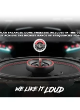 DS18 Gen-X 4x6 2-Way Coaxial Speakers 45 Watts Rms 4-Ohm                                     - G4.6XI - Image 11