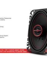 DS18 Gen-X 4x6 2-Way Coaxial Speakers 45 Watts Rms 4-Ohm                                     - G4.6XI - Image 9