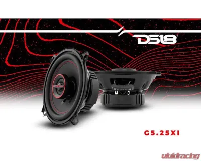DS18 Gen-X 5.25" 2-Way Coaxial Speakers 45 Watts Rms 4-Ohm - G5.25XI