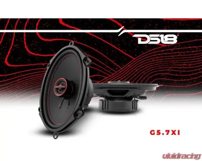 DS18 Gen-X 5x7" 3-Way Coaxial Speakers 50 Watts Rms 4-Ohm - G5.7XI