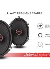 DS18 Gen-X 5x7" 3-Way Coaxial Speakers 50 Watts Rms 4-Ohm                                     - G5.7XI - Image 8