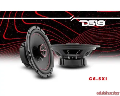 DS18 Gen-X 6.5" 3-Way Coaxial Speakers 50 Watts Rms 4-Ohm - G6.5XI