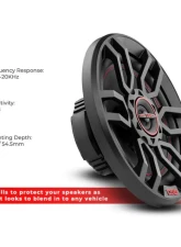 DS18 Gen-X 6.5" 3-Way Coaxial Speakers 50 Watts Rms 4-Ohm                                     - G6.5XI - Image 9