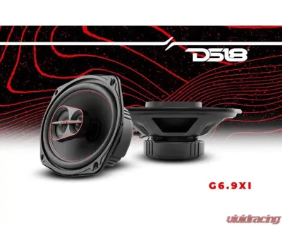 DS18 Gen-X 6x9" 4-Way Coaxial Speakers 60 Watts Rms 4-Ohm - G6.9XI