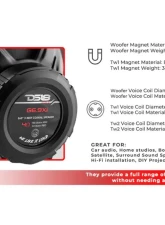 DS18 Gen-X 6x9" 4-Way Coaxial Speakers 60 Watts Rms 4-Ohm                                     - G6.9XI - Image 10