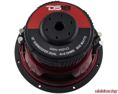 DS18 GEN-X 10" 800 Watts DVC 4-Ohm Subwoofer - GEN-X104D