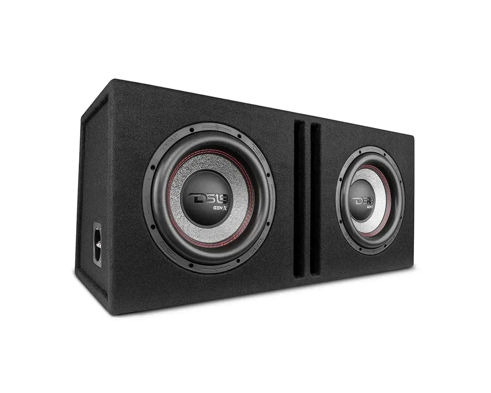 DS18 Dual 10" Loaded Subwoofer Ported Enclosure With GEN-X104D 800 Watts Rms - GEN-X210LD