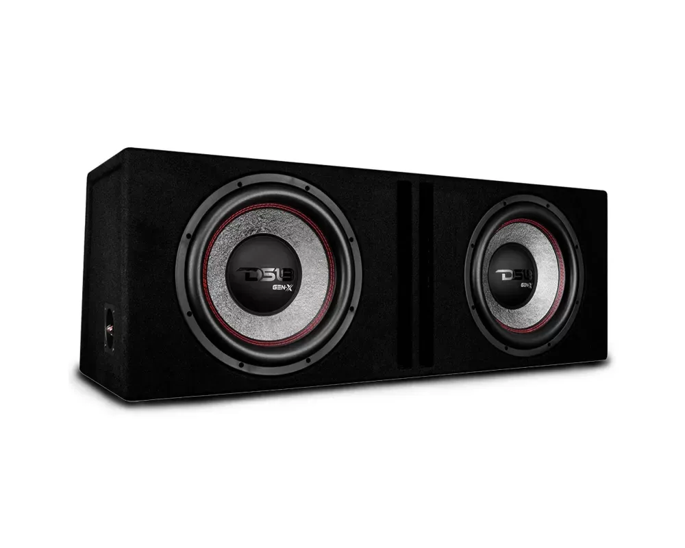 DS18 1800 Watts Bass Package 2 x Gen-X124D 12" Subwoofers - GEN-X212LD