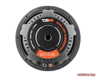 DS18 IXS 10" 1200 Watts SVC 4-Ohm Shallow Subwoofer - IXS10.4S