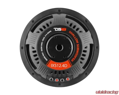 DS18 IXS 12" 1400 Watts DVC 4-Ohm Shallow Subwoofer - IXS12.4D