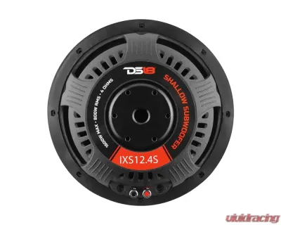DS18 IXS 12" 1400 Watts SVC 4-Ohm Shallow Subwoofer - IXS12.4S