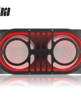 DS18 Black Gate Enclosure for 2X10" Shallow Subwoofer Jeep Wrangler JK | JL 2007+                                     - JBASS - Image 8