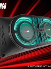 DS18 Black Gate Enclosure for 2X10" Shallow Subwoofer Jeep Wrangler JK | JL 2007+                                     - JBASS - Image 5