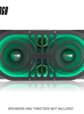 DS18 Gate Enclosure for 2 X 10" Speakers and Tweeters Jeep Wrangler 2007-2021                                     - JMID - Image 3