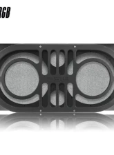 DS18 Gate Enclosure for 2 X 10" Speakers and Tweeters Jeep Wrangler 2007-2021                                     - JMID - Image 4