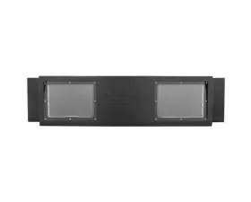 DS18 Down Fire 2 x 12" Vented Subwoofer Enclosure Jeep Wrangler JKU | JLU 2007-2018