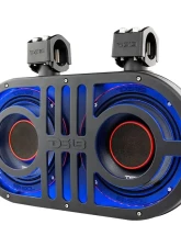 DS18 Dual 8" Marine and Powersports PRO Roll Cage Sound Bar System with Built in LED RGB Lights 500 Watts Rms 2 x PRO-HY8.4B Included                                     - JVOCE8 - Image 3