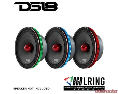 DS18 Vision 10" RGB LED Ring for Speaker and Subwoofers - LRING10