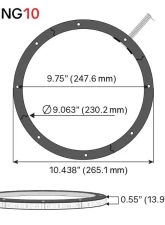 DS18 Vision 10" RGB LED Ring for Speaker and Subwoofers                                     - LRING10 - Image 3