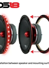 DS18 Vision 15" RGB LED Ring for Speaker and Subwoofers                                     - LRING15 - Image 3