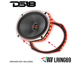 DS18 Vision 6x9 RGB LED Ring for Speaker and Subwoofers
