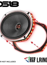 DS18 Vision 6x9 RGB LED Ring for Speaker and Subwoofers                                     - LRING69 - Image 4