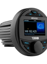 DS18 4x50 Watts Max Video TFT LCD Screen | Bluetooth | 2 Zones | 4 Volts Output | BT Marine Head Unit                                     - MRX100 - Image 2