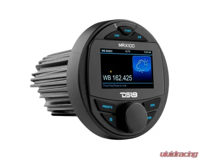 DS18 4x50 Watts Max Video TFT LCD Screen | Bluetooth | 2 Zones | 4 Volts Output | BT Marine Head Unit - MRX100