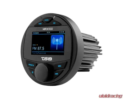 DS18 4x50 Watts Max Video TFT LCD Screen | Bluetooth | 2 Zones | 4 Volts Output | BT Marine Head Unit - MRX100