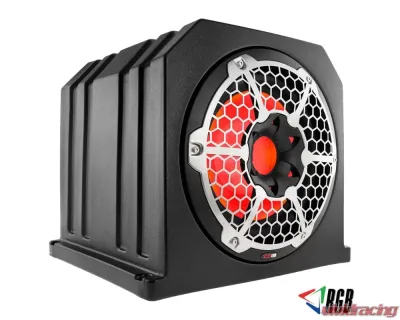 DS18 HYDRO Black 700 Watts 4-Ohm Double Marine Subwoofer Enclosure - NXL-10SUBLD/BK