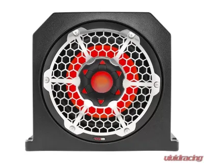 DS18 HYDRO Black 700 Watts 4-Ohm Double Marine Subwoofer Enclosure - NXL-10SUBLD/BK