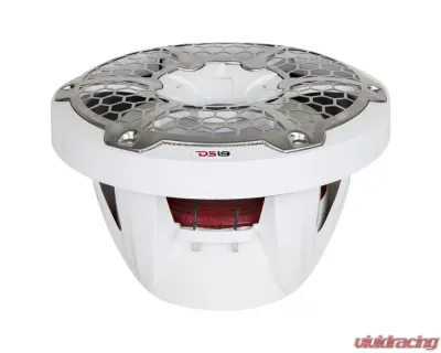 DS18 4-Ohm White Hydro 10" Marine Subwoofer with Integrated RGB Lights - NXL-10SUB/WH